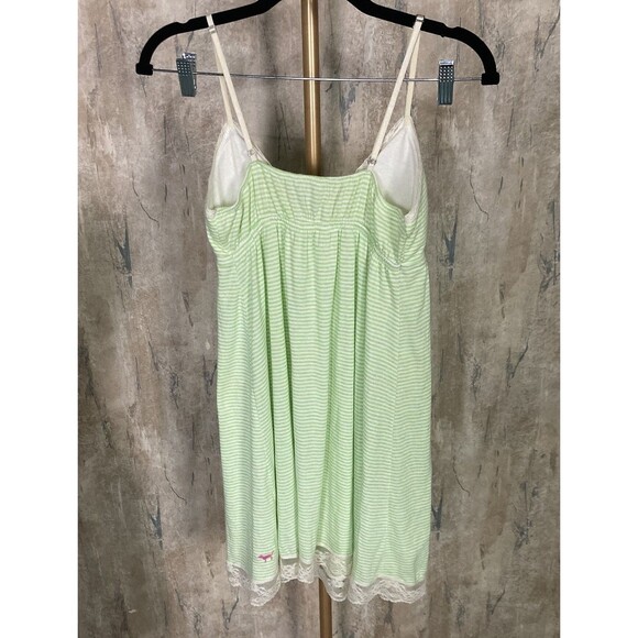 Victoria's Secret PINK Medium Babydoll Chemise Nightgown Cotton Lace Trim Lot 3 - Picture 5 of 11